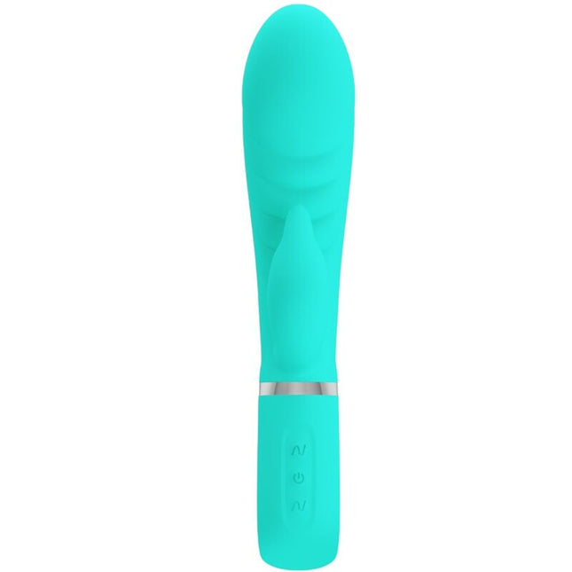 PRETTY LOVE - VIBRATEUR MULTIFONCTION G-SPOT PRESCOTT VERT AQUA by PRETTY LOVE PARTY UP