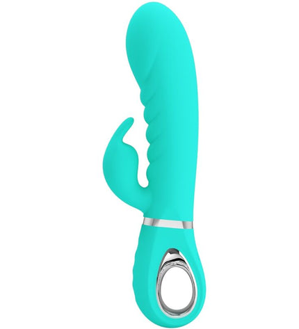 PRETTY LOVE - VIBRATEUR MULTIFONCTION G-SPOT PRESCOTT VERT AQUA by PRETTY LOVE PARTY UP