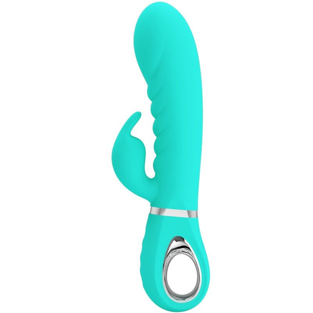 PRETTY LOVE - VIBRATEUR MULTIFONCTION G-SPOT PRESCOTT VERT AQUA by PRETTY LOVE PARTY UP