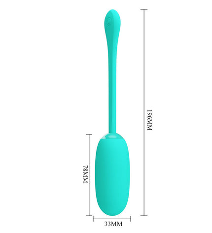 PRETTY LOVE - JULIUS OEUF VIBRANT IMPERMÉABLE-RECHARGEABLE AQUA VERT by PRETTY LOVE SMART