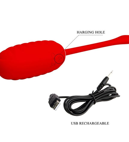 PRETTY LOVE - OEUF VIBRANT RECHARGEABLE KIRK ROUGE by PRETTY LOVE SMART