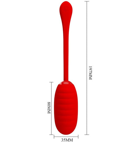 PRETTY LOVE - OEUF VIBRANT RECHARGEABLE KIRK ROUGE by PRETTY LOVE SMART