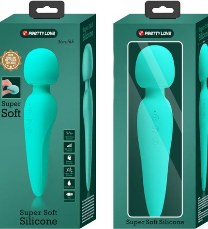 PRETTY LOVE - MASSEUR MEREDITH 12 MODES DE VIBRATION VERT AQUA by PRETTY LOVE SMART