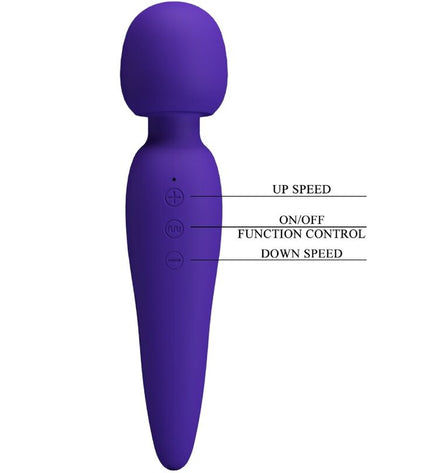 PRETTY LOVE - MASSEUR MEREDITH 12 MODES DE VIBRATION VIOLET by PRETTY LOVE SMART