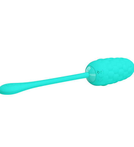 PRETTY LOVE - OEUF VIBRANT TEXTURE MARINE RECHARGEABLE AQUA GREEN by PRETTY LOVE SMART