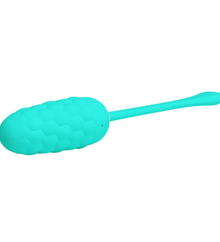 PRETTY LOVE - OEUF VIBRANT TEXTURE MARINE RECHARGEABLE AQUA GREEN by PRETTY LOVE SMART
