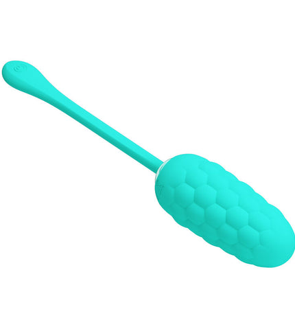 PRETTY LOVE - OEUF VIBRANT TEXTURE MARINE RECHARGEABLE AQUA GREEN by PRETTY LOVE SMART