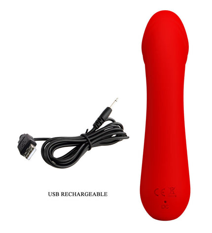 PRETTY LOVE - VIBRATEUR RECHARGEABLE CETUS ROUGE by PRETTY LOVE SMART