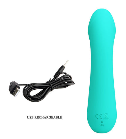 PRETTY LOVE - VIBRATEUR RECHARGEABLE CETUS VERT AQUA by PRETTY LOVE SMART
