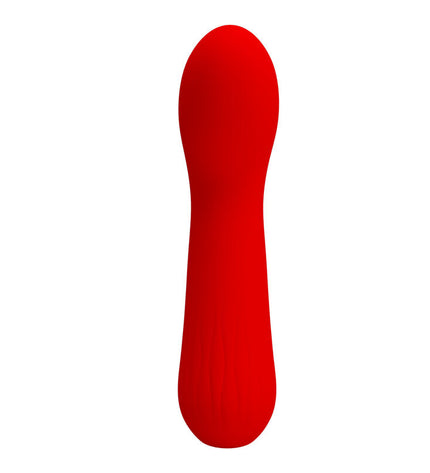 PRETTY LOVE - VIBRATEUR RECHARGEABLE FAUN ROUGE - Concombre Boutique