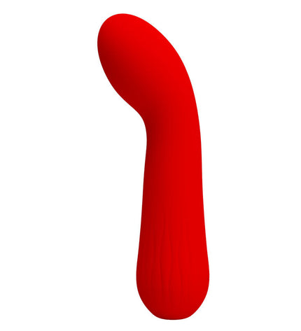 PRETTY LOVE - VIBRATEUR RECHARGEABLE FAUN ROUGE - Concombre Boutique