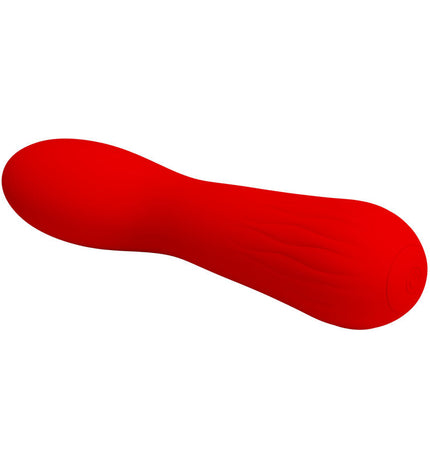 PRETTY LOVE - VIBRATEUR RECHARGEABLE FAUN ROUGE - Concombre Boutique