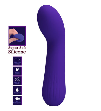 PRETTY LOVE - VIBRATEUR RECHARGEABLE FAUN VIOLET by PRETTY LOVE SMART