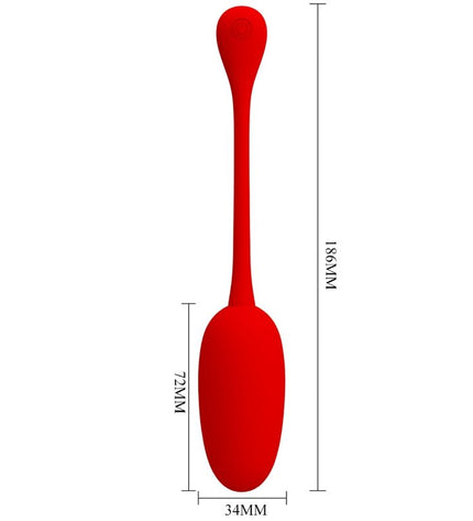 PRETTY LOVE - OEUF VIBRANT RECHARGEABLE KNUCKER ROUGE by PRETTY LOVE FLIRTATION