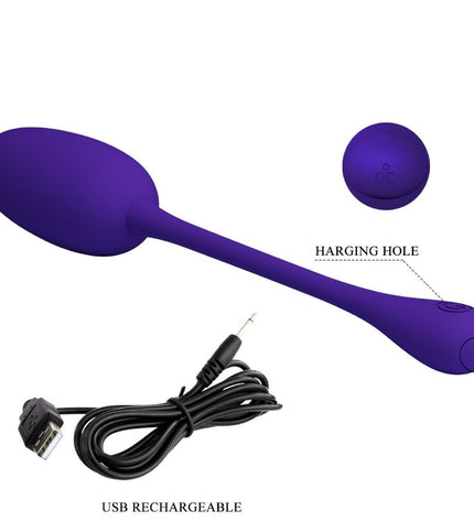 PRETTY LOVE - OEUF VIBRANT RECHARGEABLE KNUCKER VIOLET by PRETTY LOVE FLIRTATION