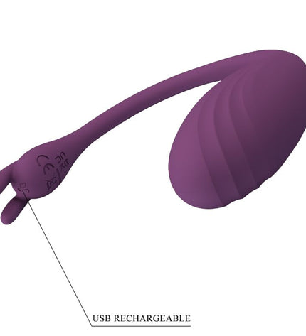 PRETTY LOVE - TÉLÉCOMMANDE CATALINA VIBRATOR APP VIOLET by PRETTY LOVE LED