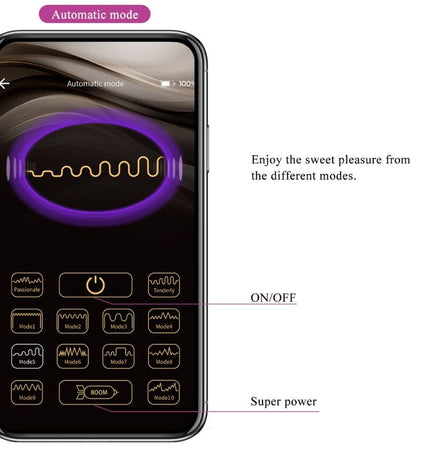 PRETTY LOVE - TÉLÉCOMMANDE CATALINA VIBRATOR APP VIOLET by PRETTY LOVE LED