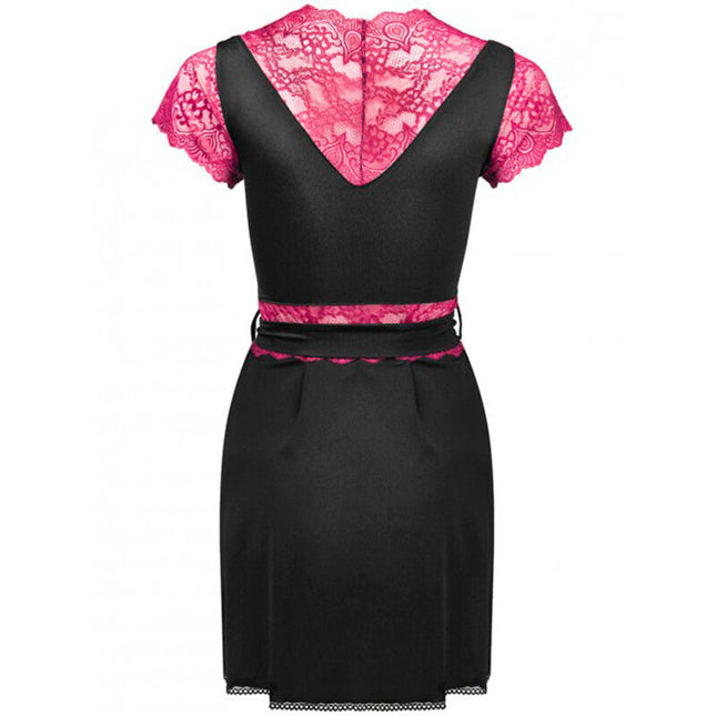 LIVCO CORSETTI FASHION - KUMIKO LC 90428 ROBE DE CHAMBRE + CULOTTE NOIR L/XL by LIVCO CORSETTI SETS