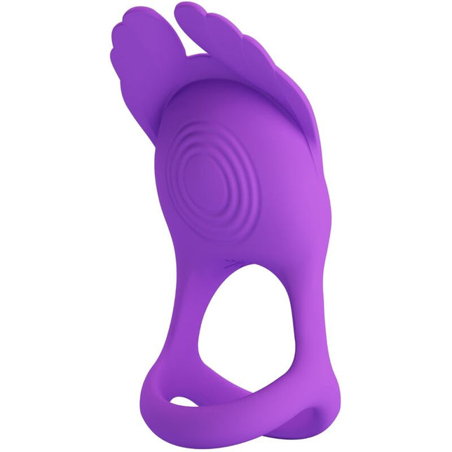 PRETTY LOVE - SILAS ANNEAU PÉNIS VIBRANT 7 VIBRATIONS SILICONE VIOLET by PRETTY LOVE MALE