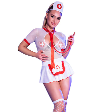CHILIROSE - CR 4365 COSTUME DINFIRMIÈRE SEXY S/M by CHILIROSE COSTUMES