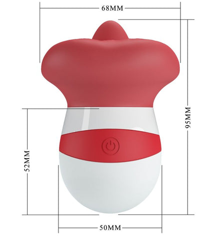 PRETTY LOVE - MINA STIMULATEUR DE LANGUE ROUGE CLAIR by PRETTY LOVE FLIRTATION