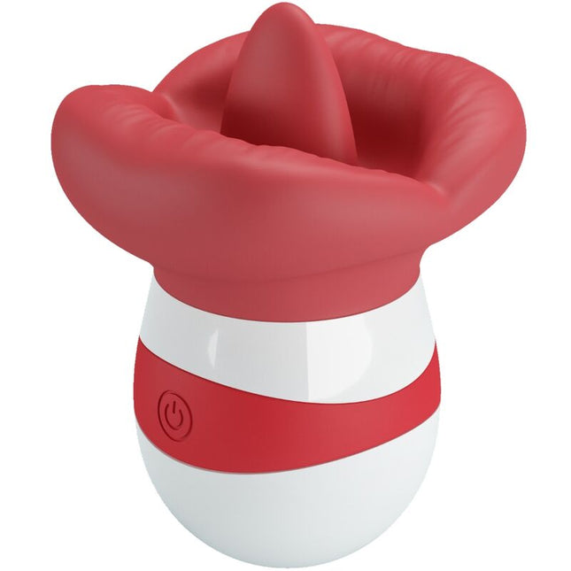 PRETTY LOVE - MINA STIMULATEUR DE LANGUE ROUGE CLAIR by PRETTY LOVE FLIRTATION