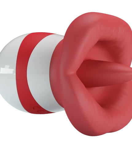 PRETTY LOVE - MINA STIMULATEUR DE LANGUE ROUGE CLAIR by PRETTY LOVE FLIRTATION