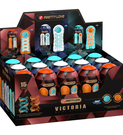 PRETTY LOVE - MASTURBATEUR VICTORIA 15 PIÈCES by PRETTY LOVE MALE