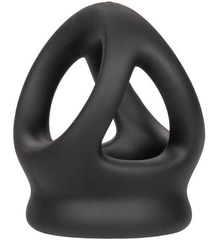 CALEXOTICS - ALPHA BAGUE DUAL CAGE NOIR by CALEXOTICS