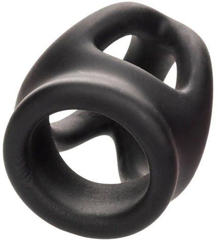 CALEXOTICS - ALPHA BAGUE DUAL CAGE NOIR by CALEXOTICS