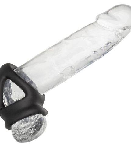 CALEXOTICS - ALPHA BAGUE DUAL CAGE NOIR by CALEXOTICS