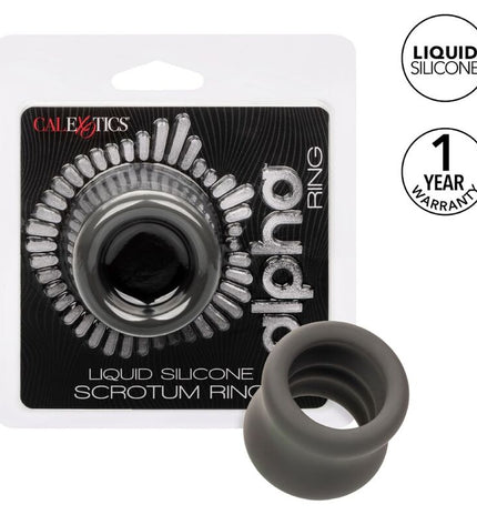 CALEXOTICS - ALPHA ANNEAU DÉTIREMENT DU SCROTUM NOIR by CALEXOTICS