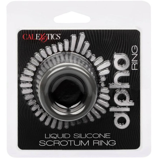 CALEXOTICS - ALPHA ANNEAU DÉTIREMENT DU SCROTUM NOIR by CALEXOTICS