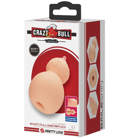 CRAZY BULL - MASTUBADOR EN FORME DE POITRINE CALEBASSE by CRAZY BULL