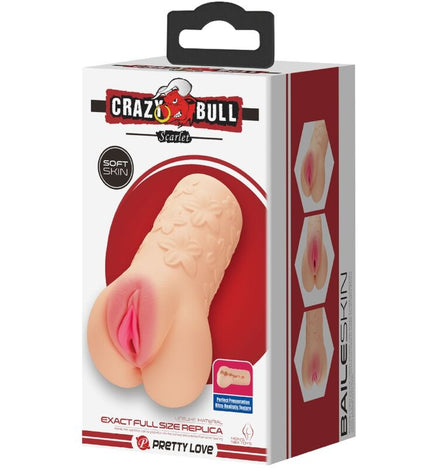 CRAZY BULL - MASTUBADOR ÉCARLATE EN FORME DE VAGIN by CRAZY BULL