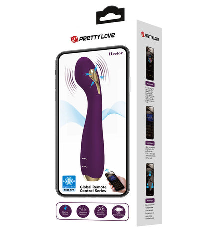 PRETTY LOVE - HECTOR ELECTROSHOCK VIBRATEUR PAR APP CONTROL VIOLET by PRETTY LOVE HIGH GRADE