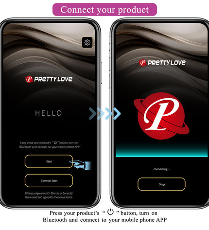 PRETTY LOVE - HECTOR ELECTROSHOCK VIBRATEUR PAR APP CONTROL VIOLET by PRETTY LOVE HIGH GRADE