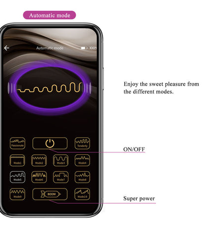 PRETTY LOVE - HECTOR ELECTROSHOCK VIBRATEUR PAR APP CONTROL VIOLET by PRETTY LOVE HIGH GRADE