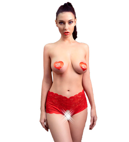 CHILIROSE - CR 4641 CULOTTE CROCHLESS ROUGE L/XL by CHILIROSE PANTIES & THONGS