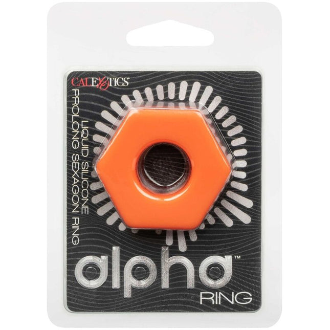 CALEXOTICS - ALPHA BAGUE PROLONG SEXAGON ORANGE by CALEXOTICS
