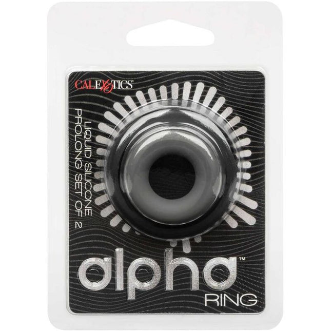 CALEXOTICS - ALPHA PROLONG LOT DE 2 BAGUE GRIS by CALEXOTICS