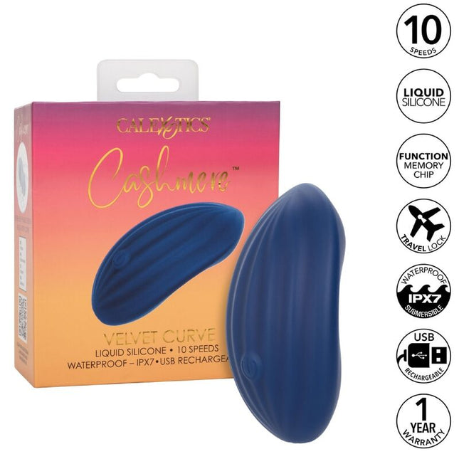 CALEXOTICS - CASHMERE VELOURS CURVE BLEU by CALEXOTICS