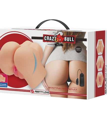 CRAZY BULL - VIBRATEUR VAGIN ET ANUS RÉALISTE HAILEY by CRAZY BULL