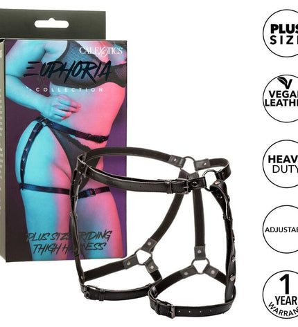CALEXOTICS - EUPHORIA HARNAIS DE CUISSE DÉQUITATION TAILLE PLUS by CALEXOTICS