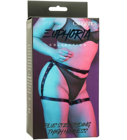 CALEXOTICS - EUPHORIA HARNAIS DE CUISSE DÉQUITATION TAILLE PLUS by CALEXOTICS