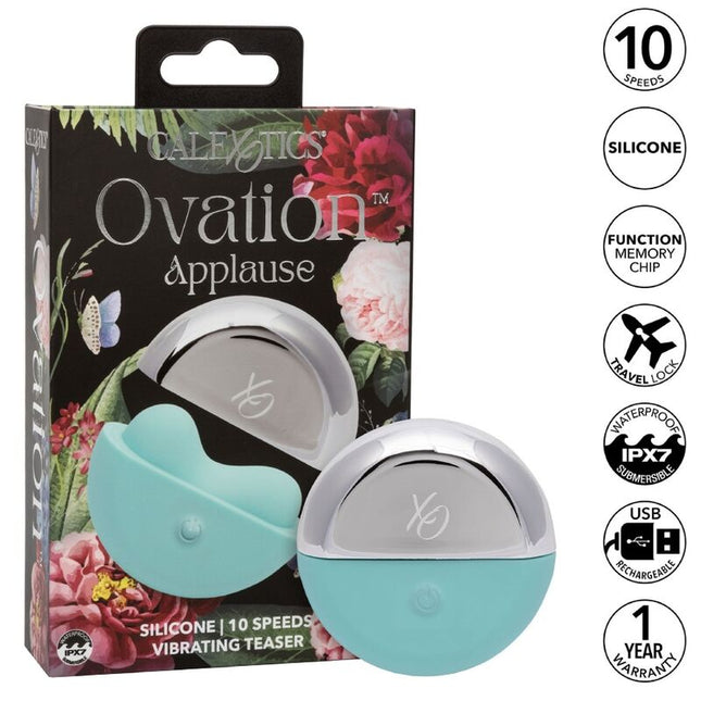 CALEXOTICS - OVATION STIMULATEUR DAPLAUSES VERT AQUA by CALEXOTICS