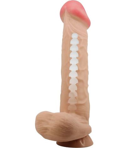 PRETTY LOVE - SÉRIE SLIDING SKIN GODE RÉALISTE AVEC VENTOUSE SLIDING SKIN FLESH 26 CM by PRETTY LOVE HIGH GRADE