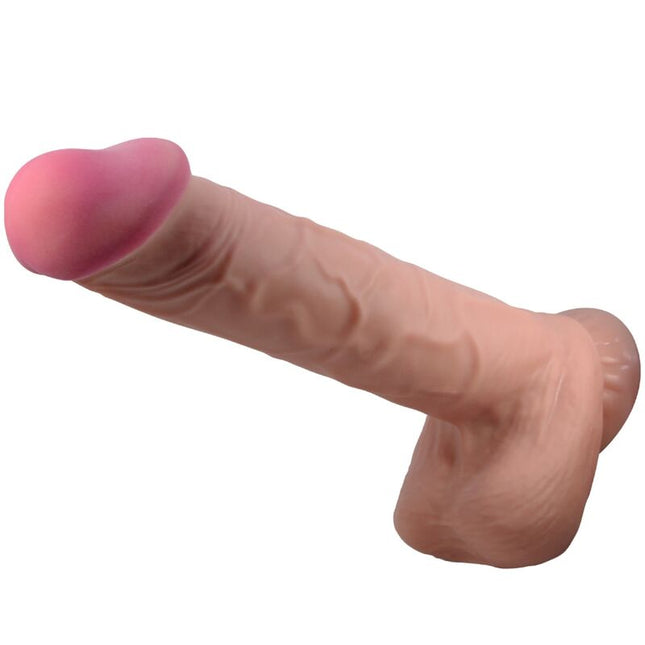 PRETTY LOVE - SÉRIE SLIDING SKIN GODE RÉALISTE AVEC VENTOUSE SLIDING SKIN MARRON 26 CM by PRETTY LOVE HIGH GRADE