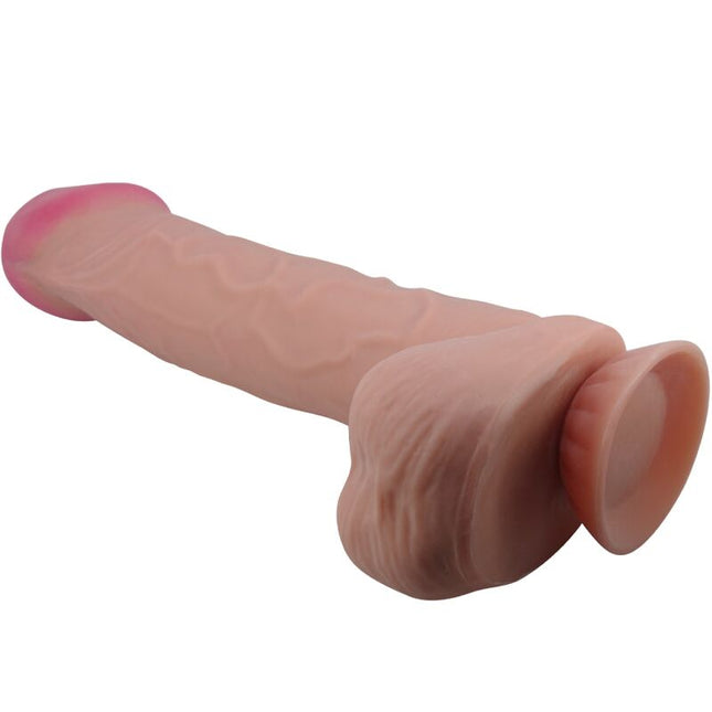 PRETTY LOVE - SÉRIE SLIDING SKIN GODE RÉALISTE AVEC VENTOUSE SLIDING SKIN MARRON 26 CM by PRETTY LOVE HIGH GRADE