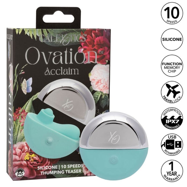 CALEXOTICS - OVATION STIMULATEUR ACCLAIM AQUA GREEN by CALEXOTICS